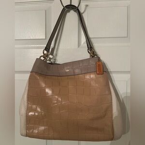 Coach Croc Edie Shoulder Bag